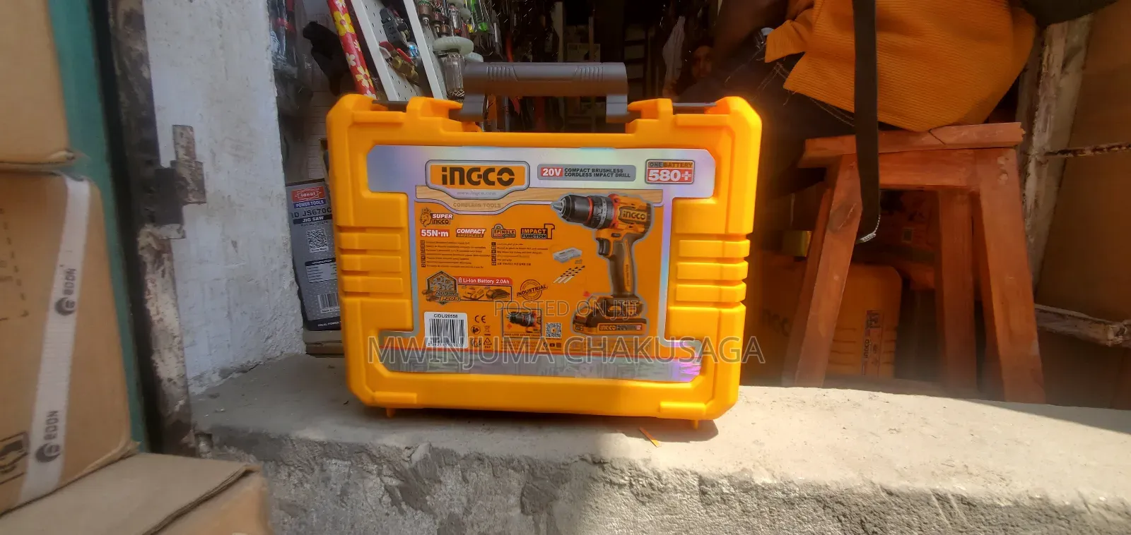 Ingco Cordless Drill Full Set