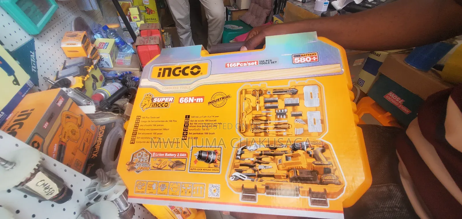 Ingco Cordless Drill Full Set