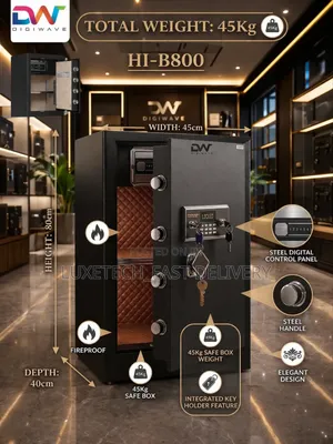 45kg Fireproof Digital Safe Box – Security Safe for Home and Office