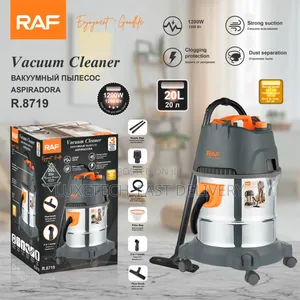 Raf R.8719 Vacuum Cleaner 20-Litres for Wet and Dry Cleaning