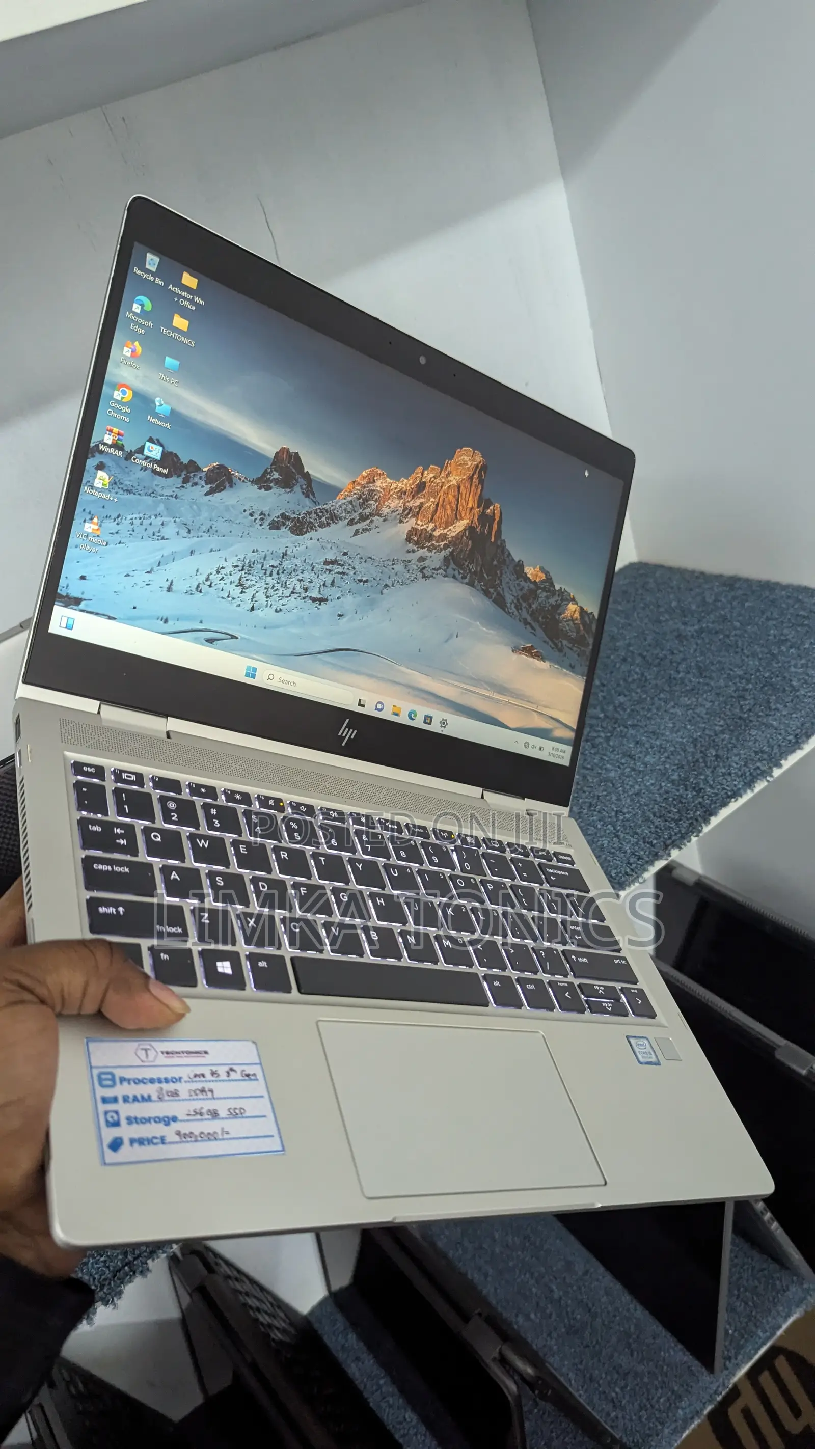 Laptop HP EliteBook x360 830 G6 8GB Intel Core i7 SSD 256GB