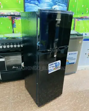 138 Liter Bruhm Fridge || Black Glass