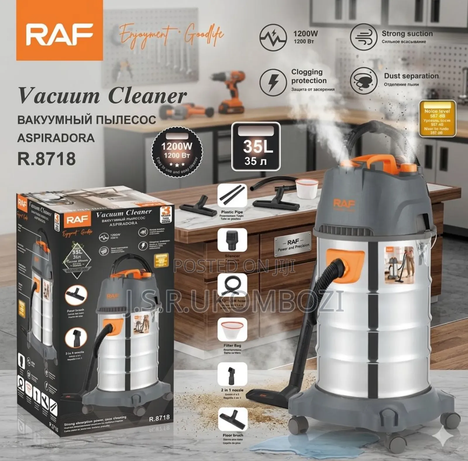 *Raf Vaccum Cleaner 35l