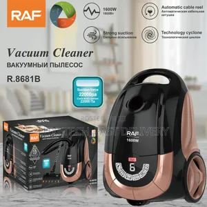 Raf R.8681b High-Power Digital Canister Vacuum Cleaner 3.5-Liters
