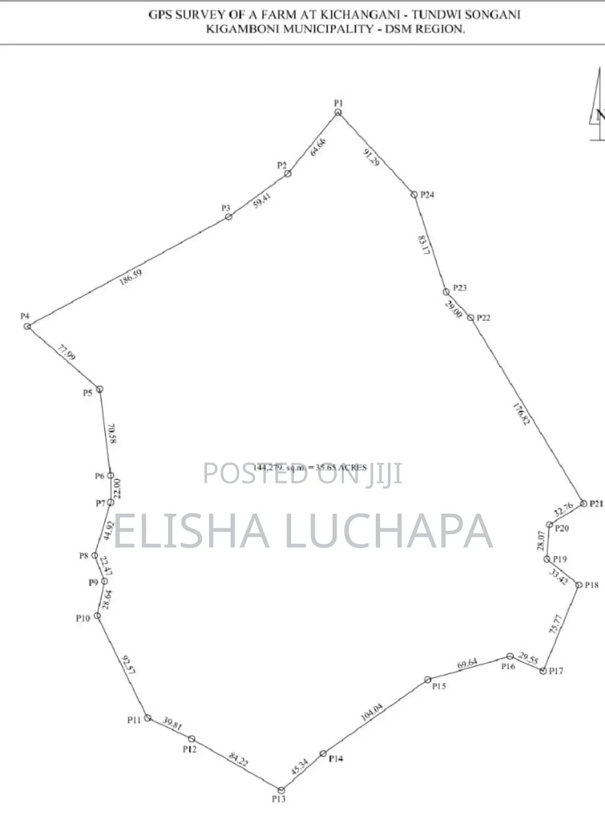 35 Acres For Sale At Kichangani Mwasonga