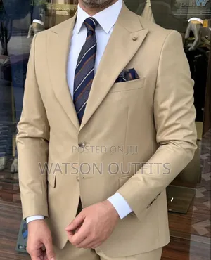 2 PCS 2 Buttons Men's New and Original Suits Materials Quality