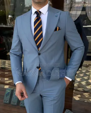 2 PCS 2 Buttons Men's New and Original Suits Materials Quality