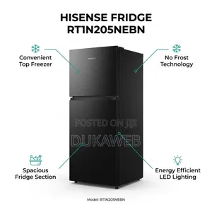 Hisense Rt1n205nebn Top Freezer Fridge – No Frost – Led Lighting
