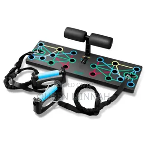 3 in 1 Push-Up Board With Sit Up Lock and Resistance Band