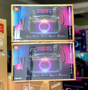 JBL Partybox on-the-Go 2 Party Speaker With Wireless 2 Microphones