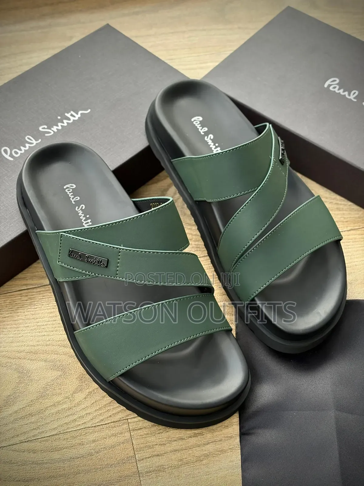 Paul Smith Well Designed and Branded Men's Leather Sandals