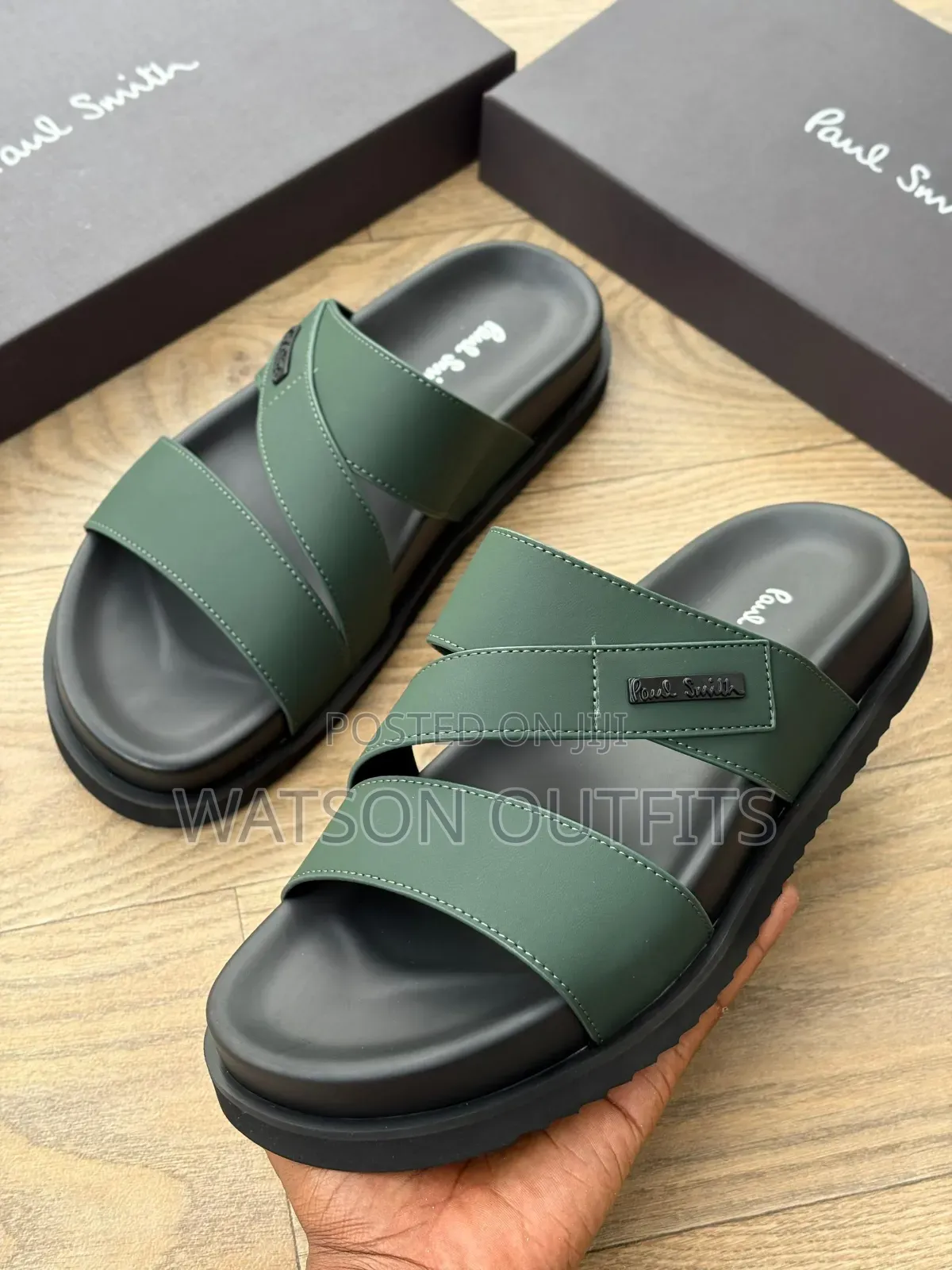 Paul Smith Well Designed and Branded Men's Leather Sandals