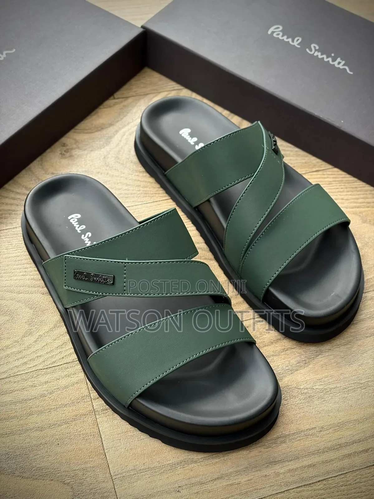 Paul Smith Well Designed and Branded Men's Leather Sandals