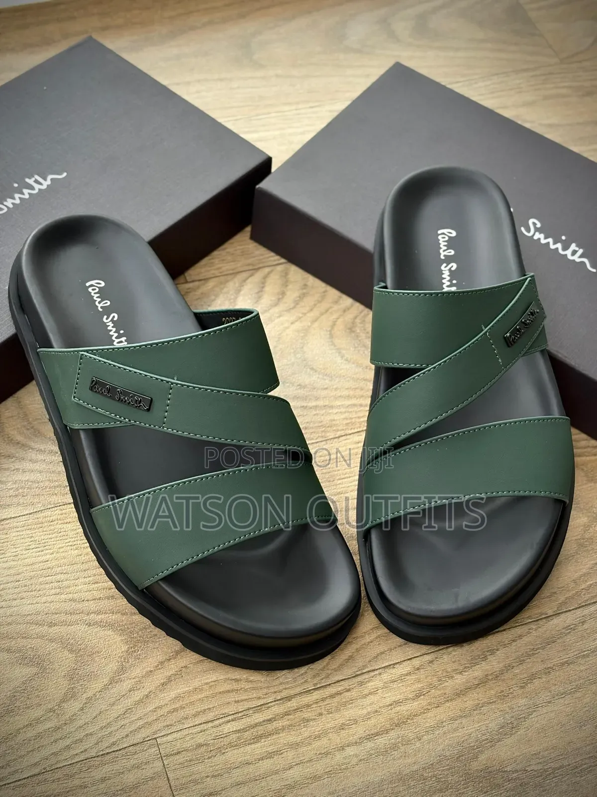 Paul Smith Well Designed and Branded Men's Leather Sandals