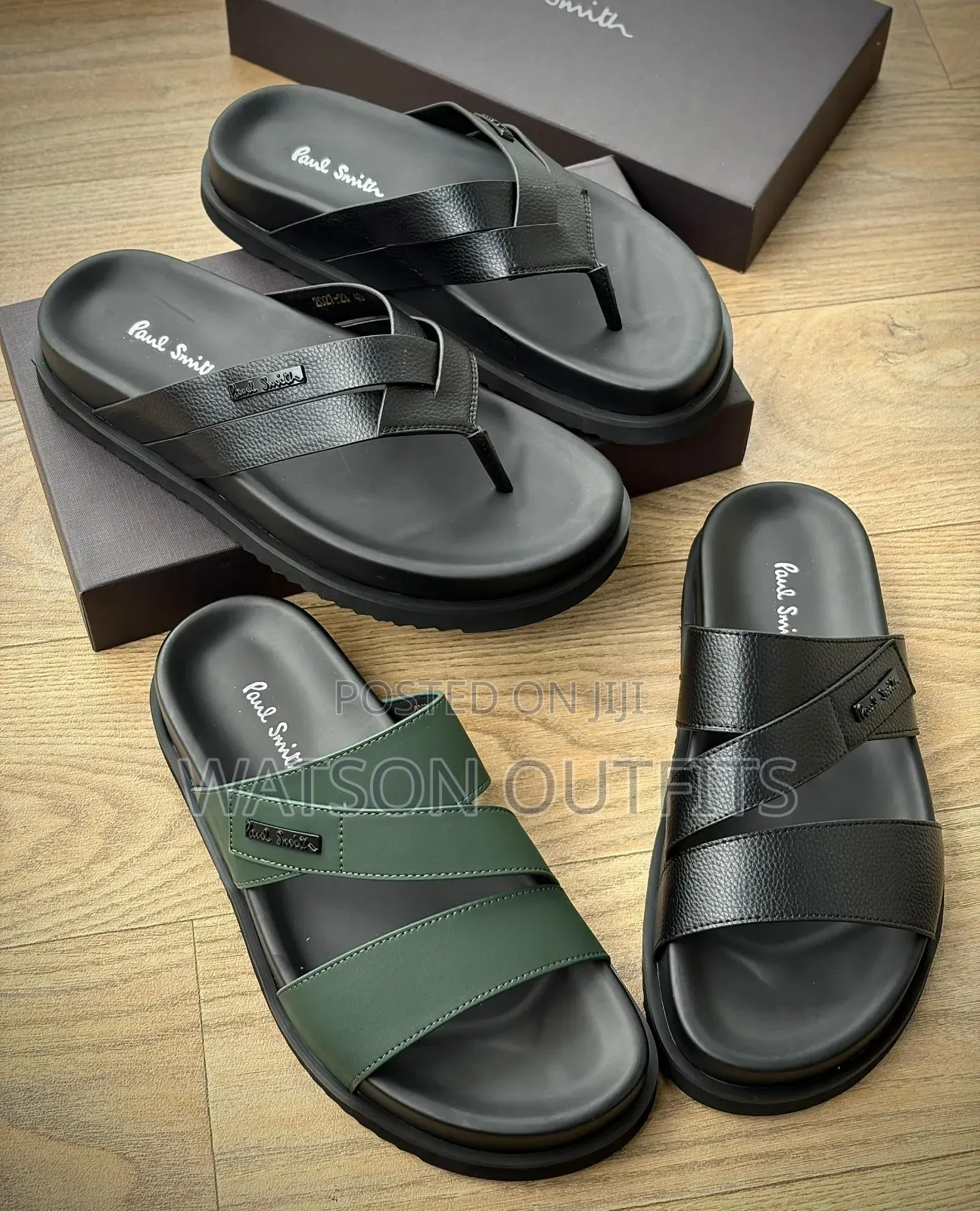 Paul Smith Well Designed and Branded Men's Leather Sandals