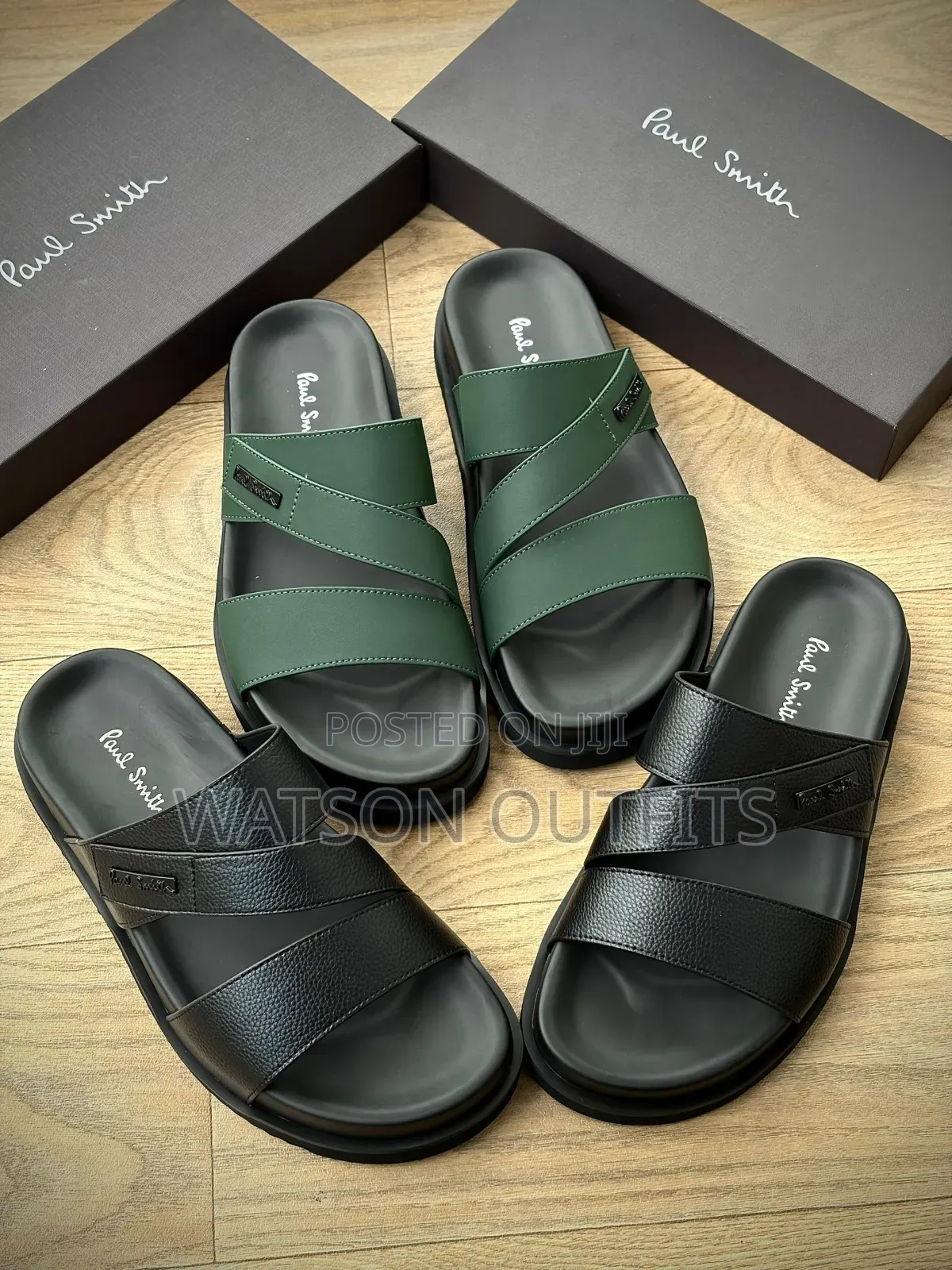 Paul Smith Well Designed and Branded Men's Leather Sandals