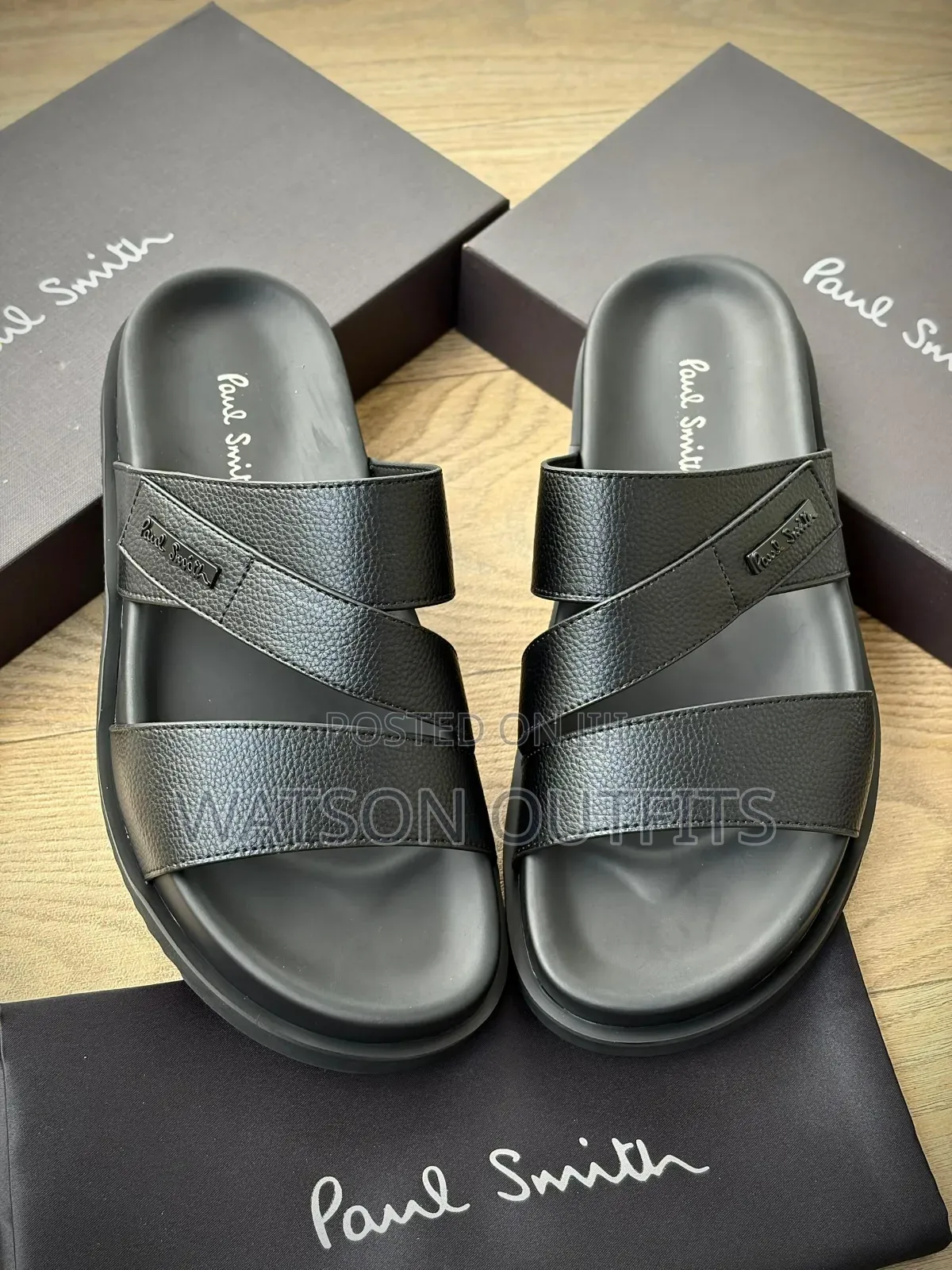 Paul Smith Well Designed and Branded Men's Leather Sandals
