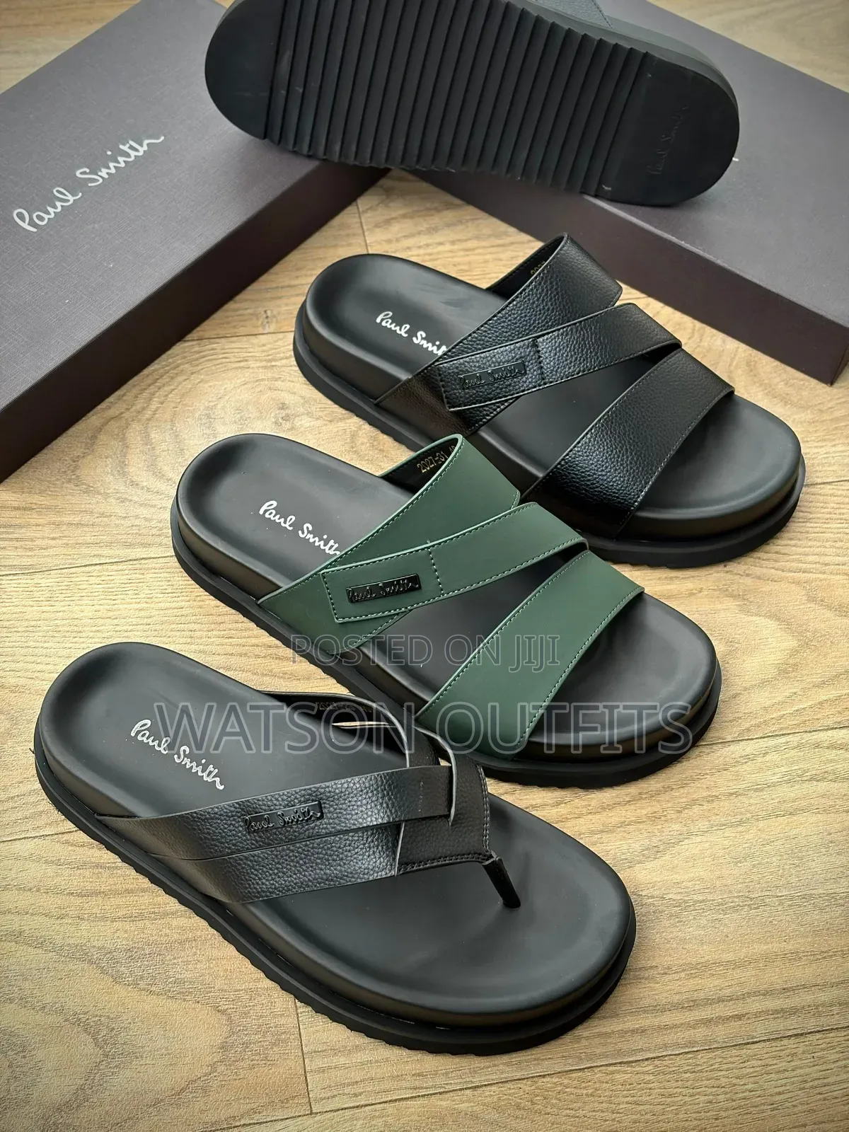 Paul Smith Well Designed and Branded Men's Leather Sandals