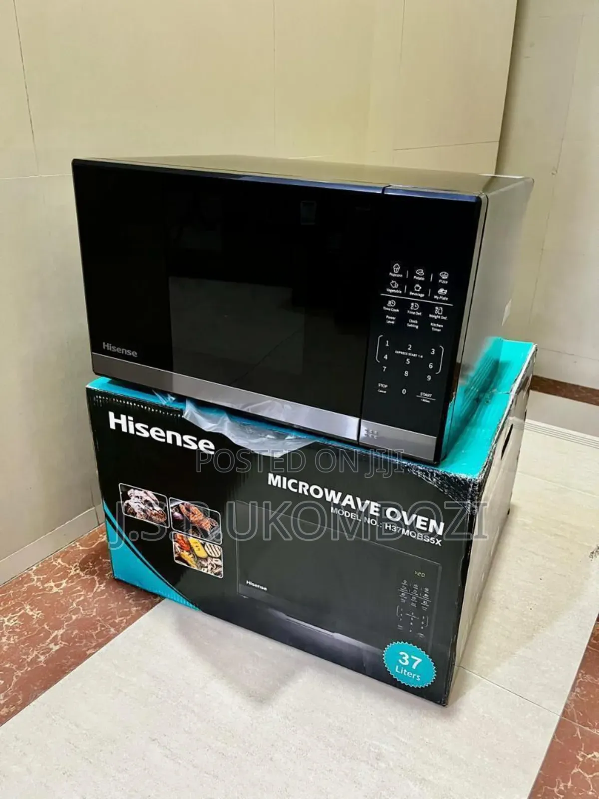 Hisense 37l Auto Microwave Oven | Black | H37mobs5x
F
