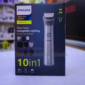 Philips 5000 Series 10-in-1 Trimmer Face Hair Body Wet Dry