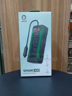 Green Lion Spark 300 Car Power Inverter 2ac 4usb 3type-c Pd