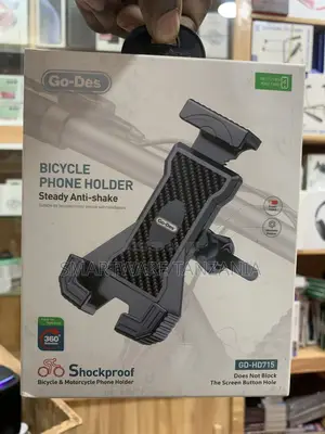 Go-Des Gd-Hd715 Shockproof Bicycle Phone Holder 360 Anti-Shake