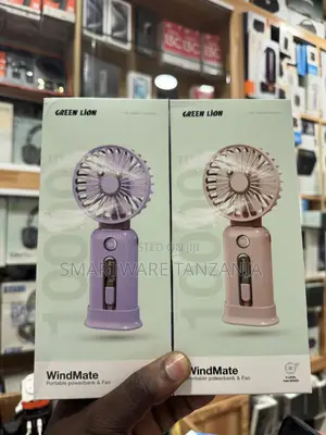 Green Lion Windmate Portable Fan Power Bank 3 Speed 10000mah