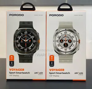Porodo Voyager Sport Smartwatch Amoled 1.43 Bt Calling 7 Days