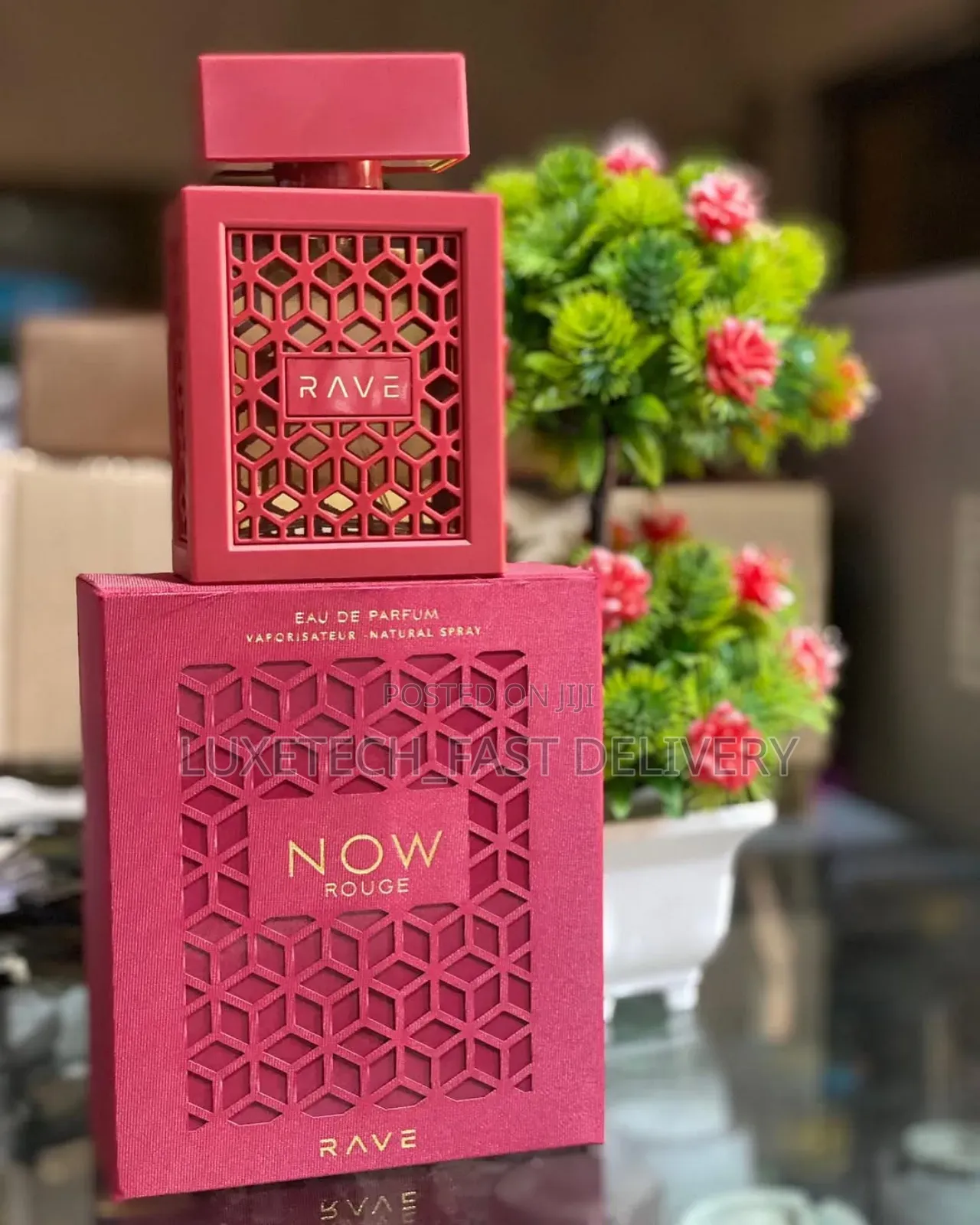 Rave Now Rouge Eau De Parfum By Lattafa