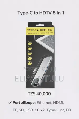 Usb Hub(Adapter) 8 in 1