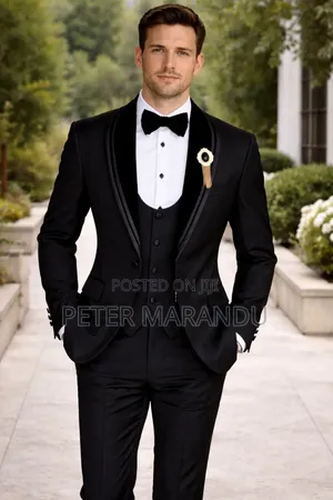 Brand New Men's Suits Official Black