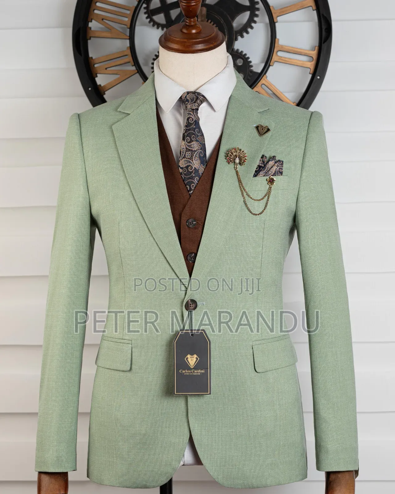 Fashion Men's Suits Brand Carlos Cardin Suits