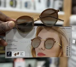 Porodo Lifestyle Riviera Round Sunglasses Gradient Lenses Gold Frame