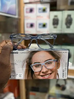 Porodo Lifestyle Prieto Anti-Blue Light Glasses Blue Transparent Frame