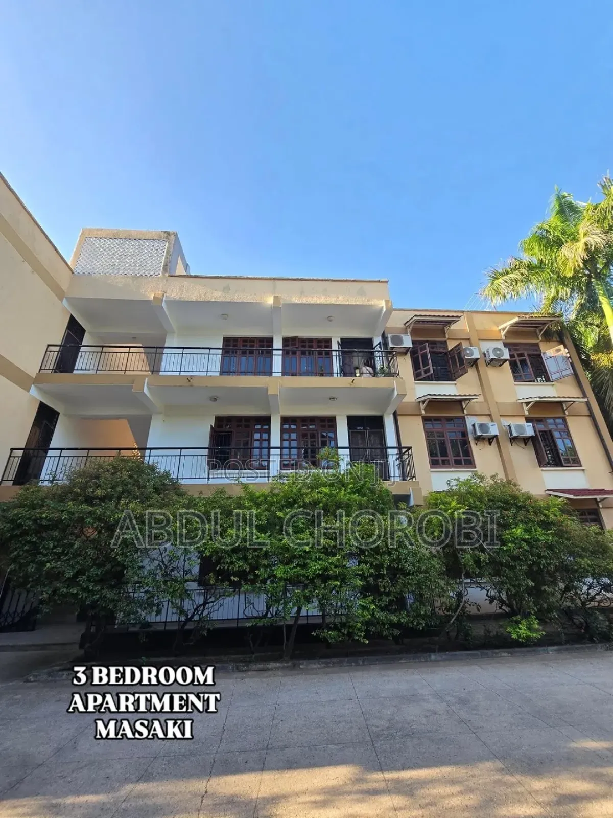 3bdrm Apartment in Masaki for rent