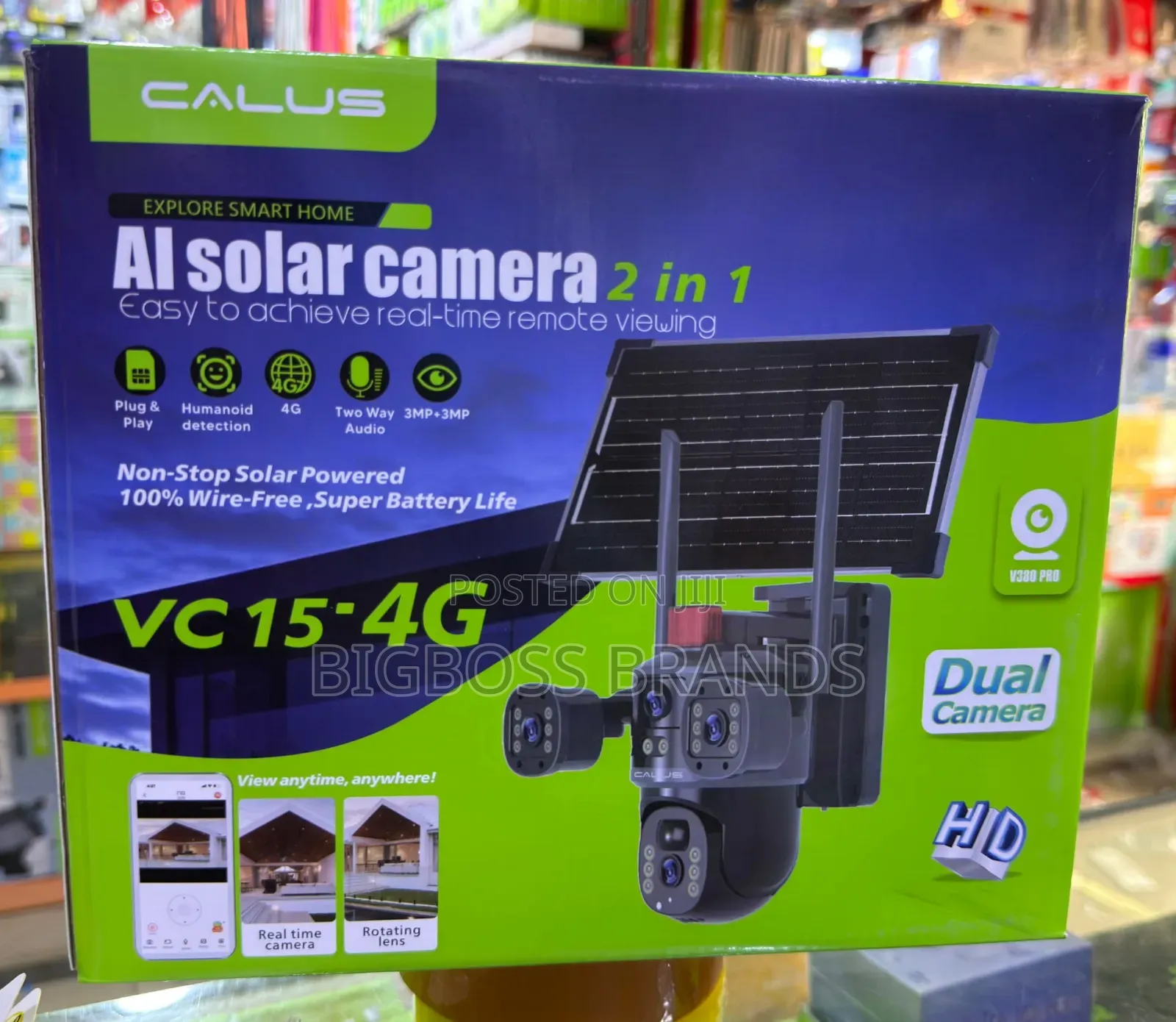 Calus Solar Camera (4g Lte) Vc 15-4g
