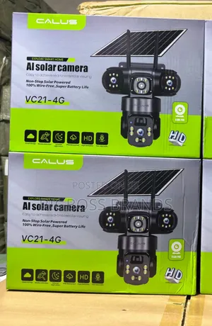 Calus Solar Camera 3 Lens + 3 Video Non Stop Solar Power