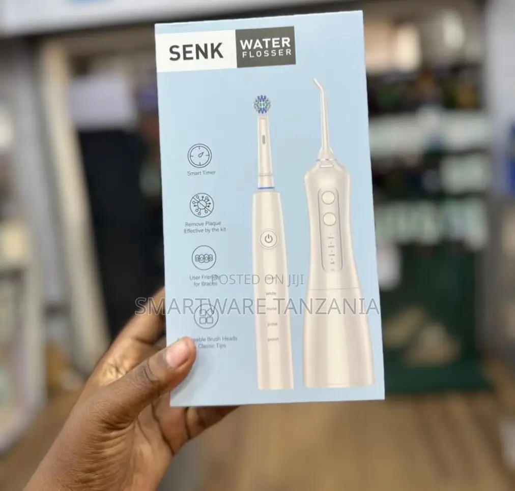 Senk Water Flosser Smart Timer Plaque Removal Brace Friendly Kit