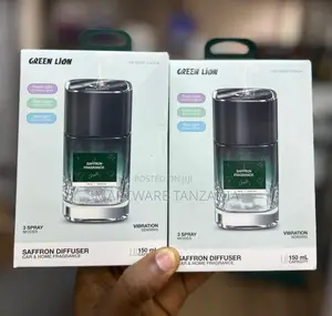 Green Lion Saffron Diffuser 150ml 3 Spray Modes Vibration Sensing RGB
