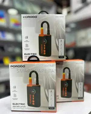 Porodo Electric Air Inflator High Pressure Built-in Flashlight