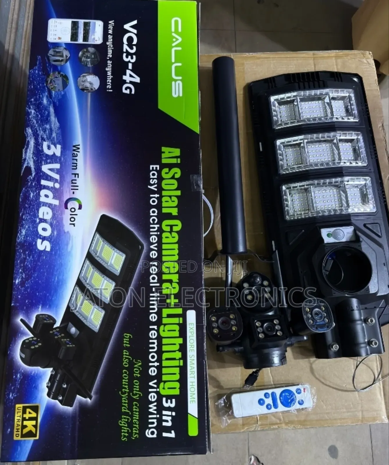 Calus Street Solar Lighting and Camera 3 in 1