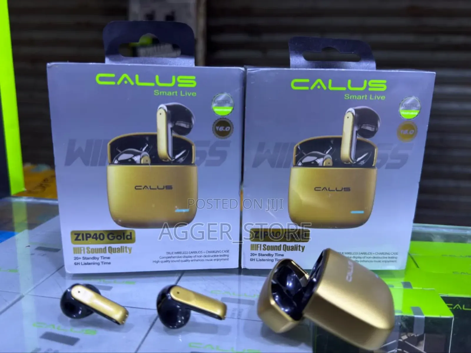 Calus Zip40 Gold Original Wireless Earbuds[New Version]