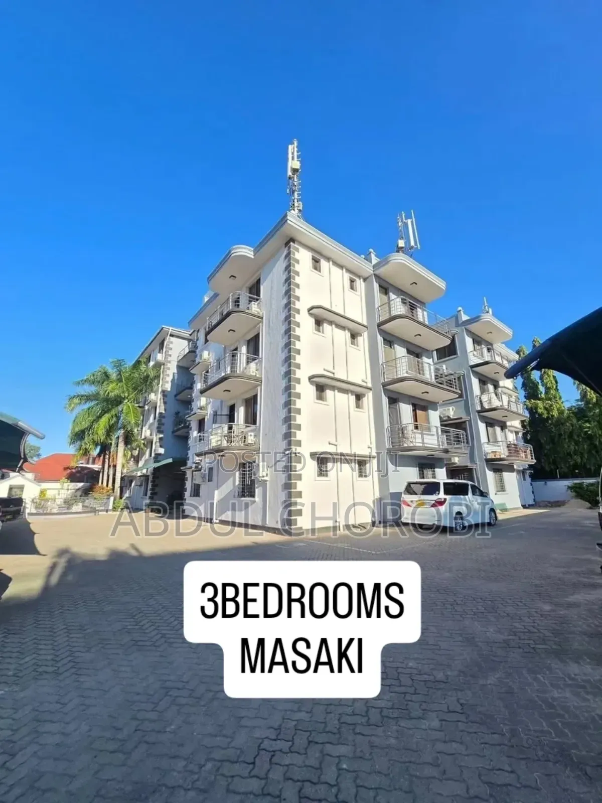 Furnished 3bdrm Apartment in Masaki for rent