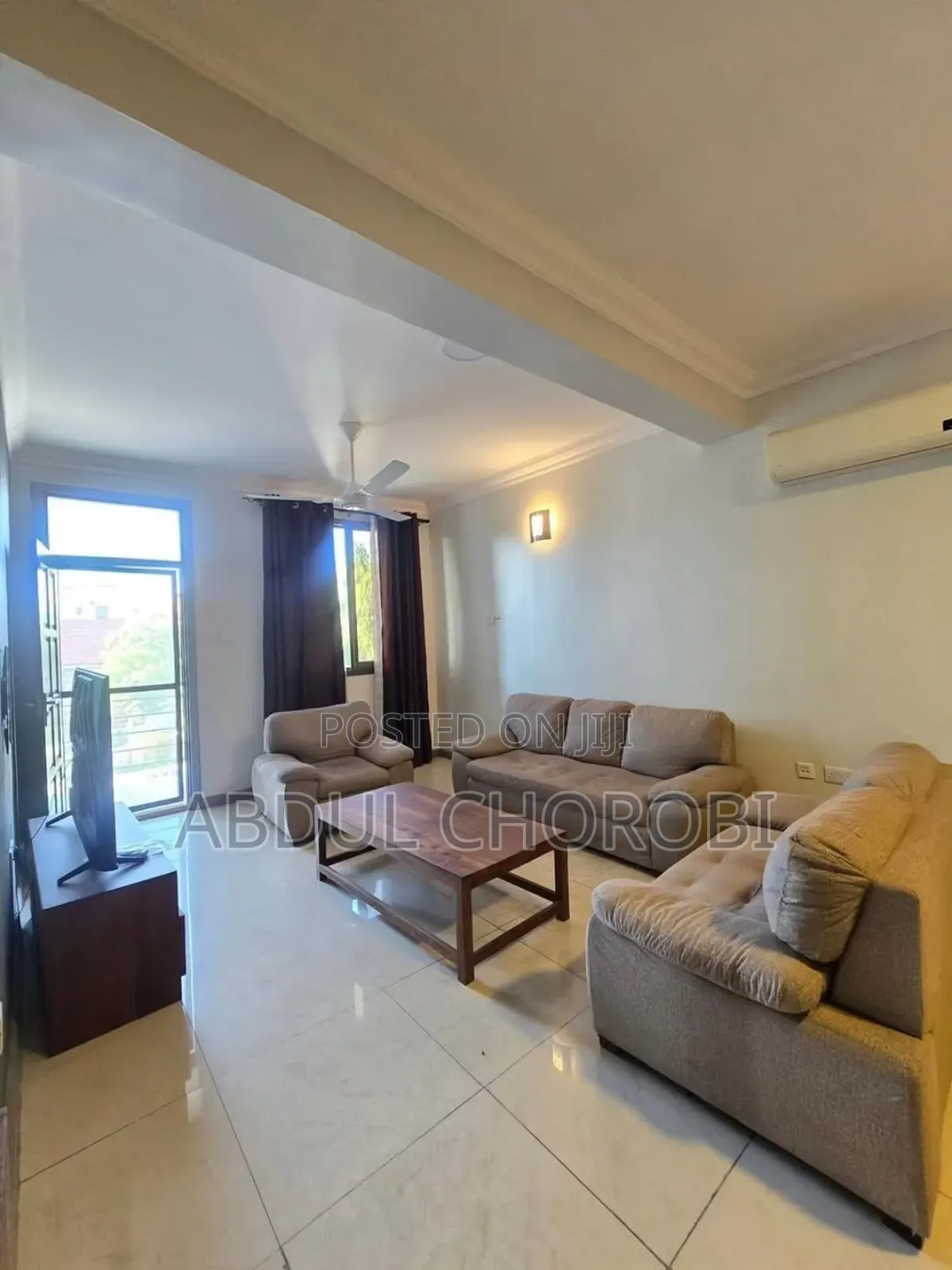 Furnished 3bdrm Apartment in Masaki for rent
