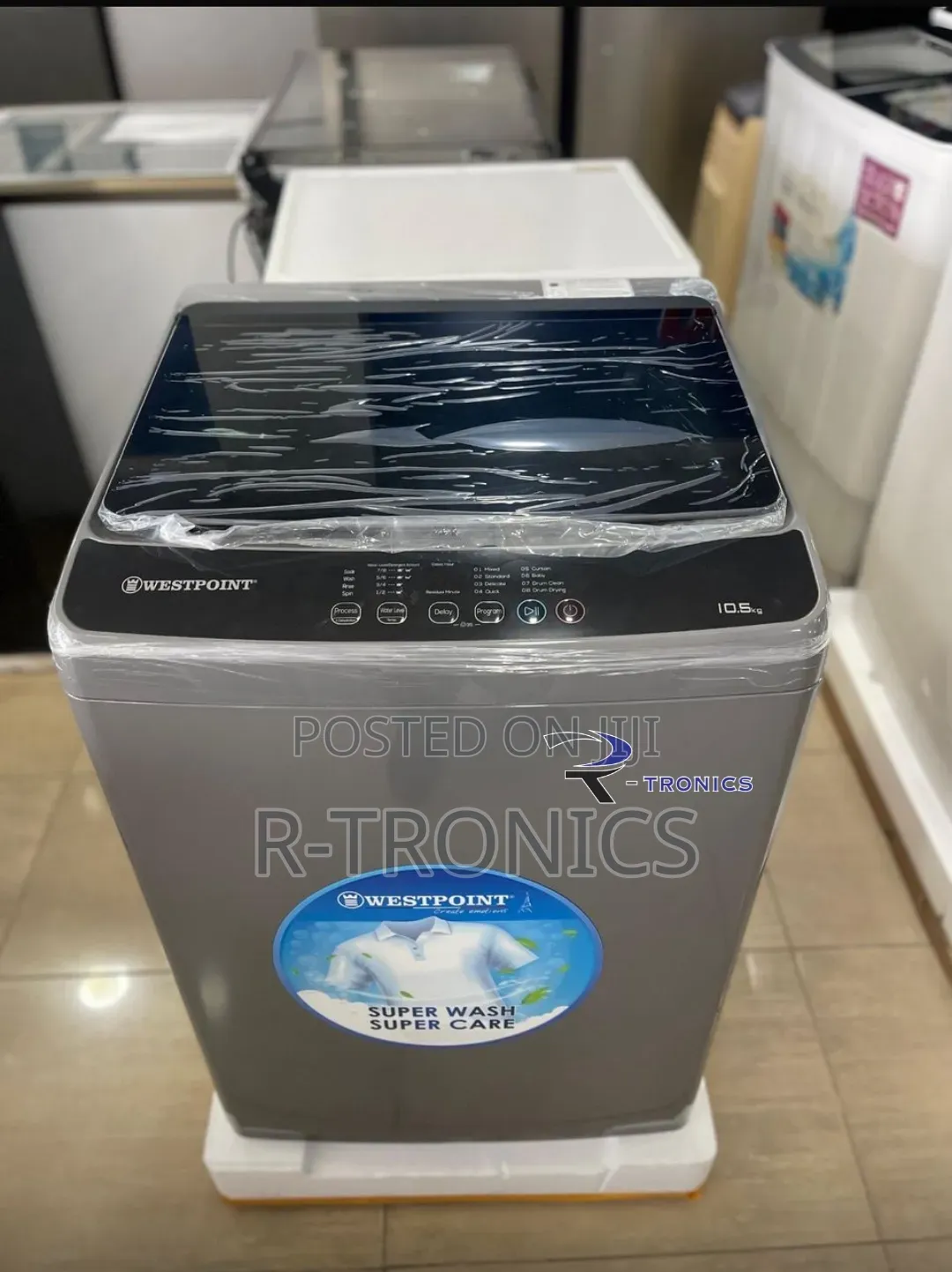 10.5 Kg Westpoint Washing Machine Top-Load, Fully Automatic Washer