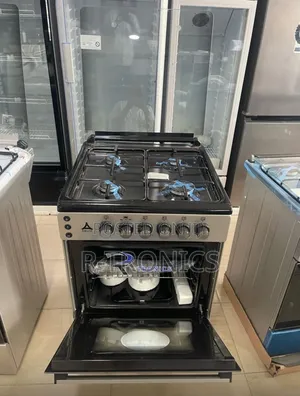 Delta Cookers 60x60 Gas Oven Grill 4 Gas Burner Glass Lid