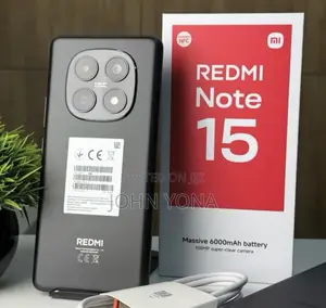 New Xiaomi Redmi Note 15 256 GB Black