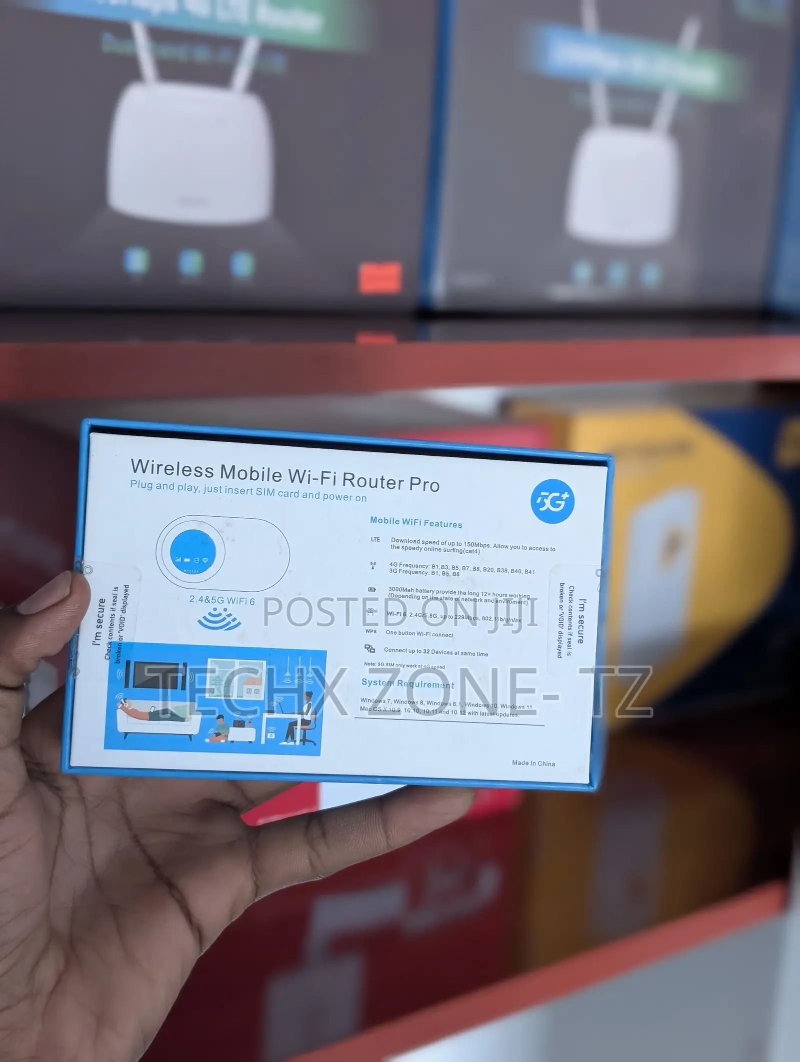 Zte Wifi Router Pamoja Na Kifurushi Cha Unlimited