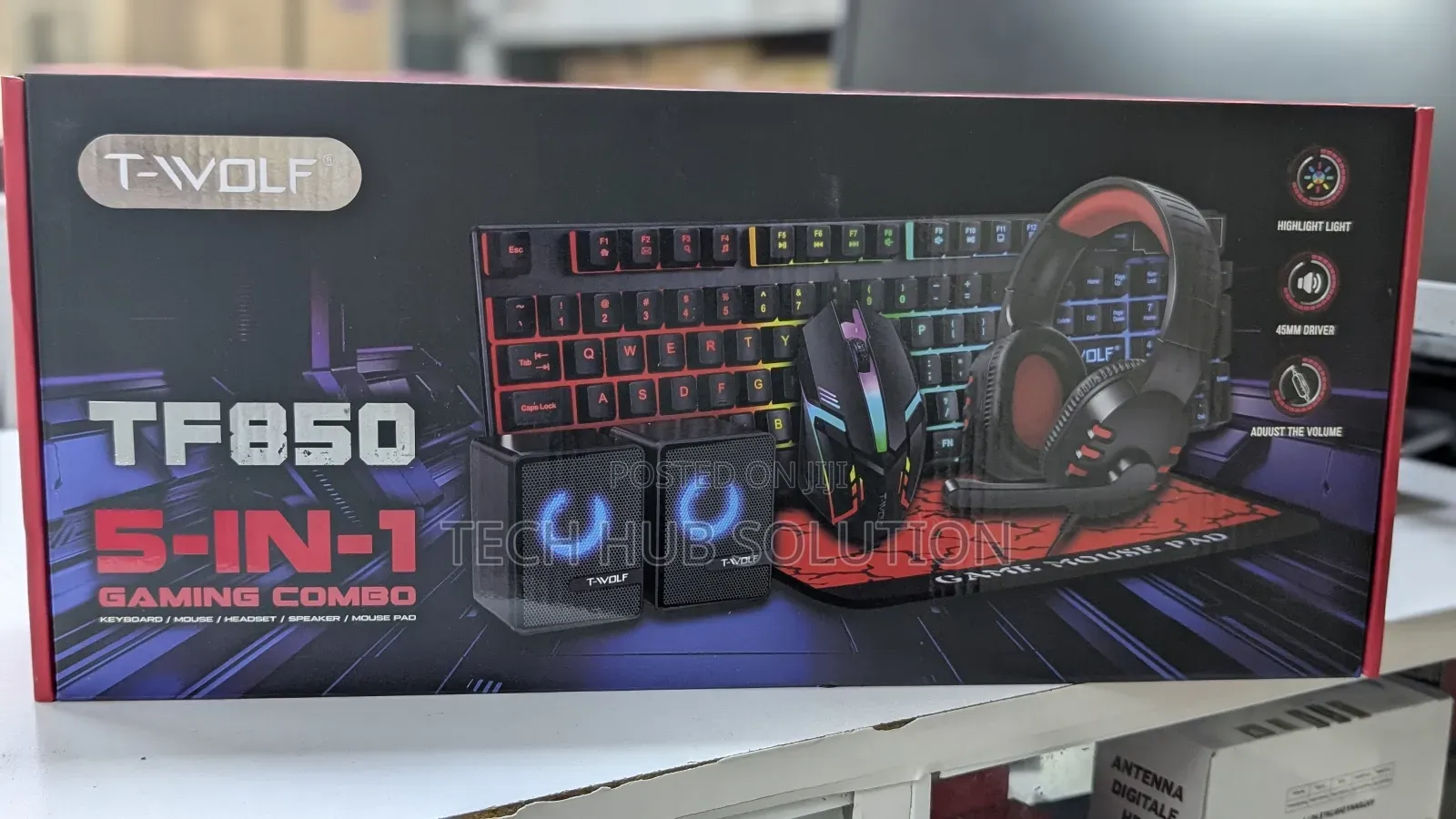 T Wolf Tf 850 Gaming Combo Keyboard