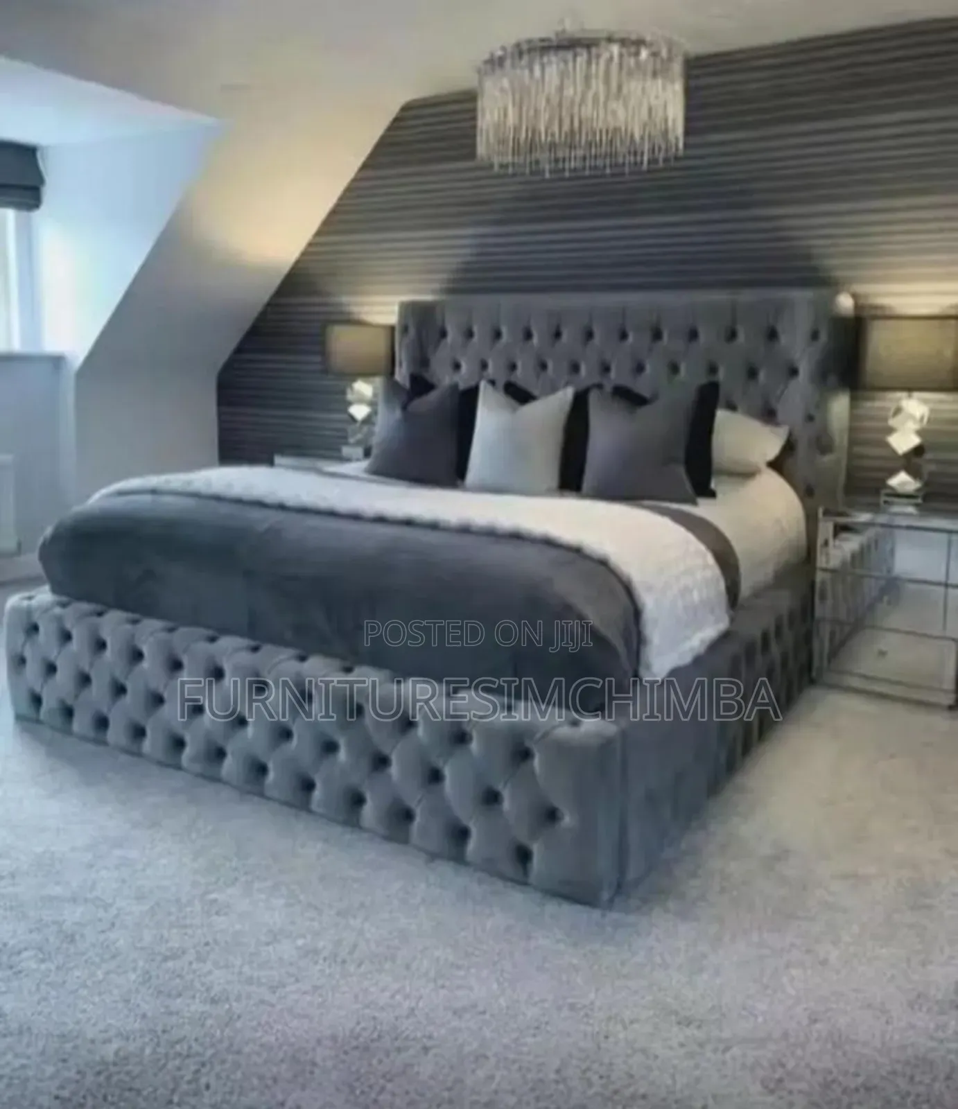 Very Classic Sofabed, Mattress and It's Bedside